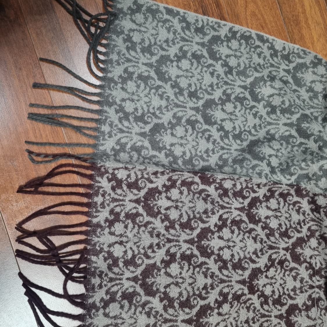 JEICIEL 고급무늬 투톤컬러 페이즐리 목도리 스카프 상품이미지5