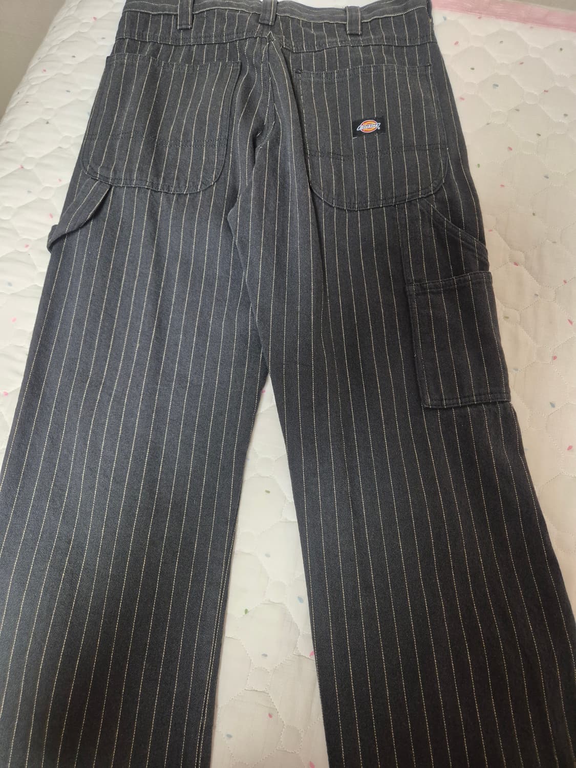 디키즈 스트라이프 블랙 워크팬츠 32 상품이미지5