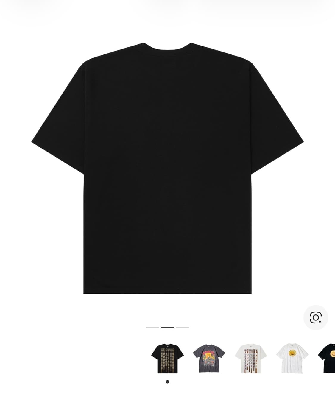 캐피탈 20 크루 벨트 티셔츠 블랙 상품이미지2