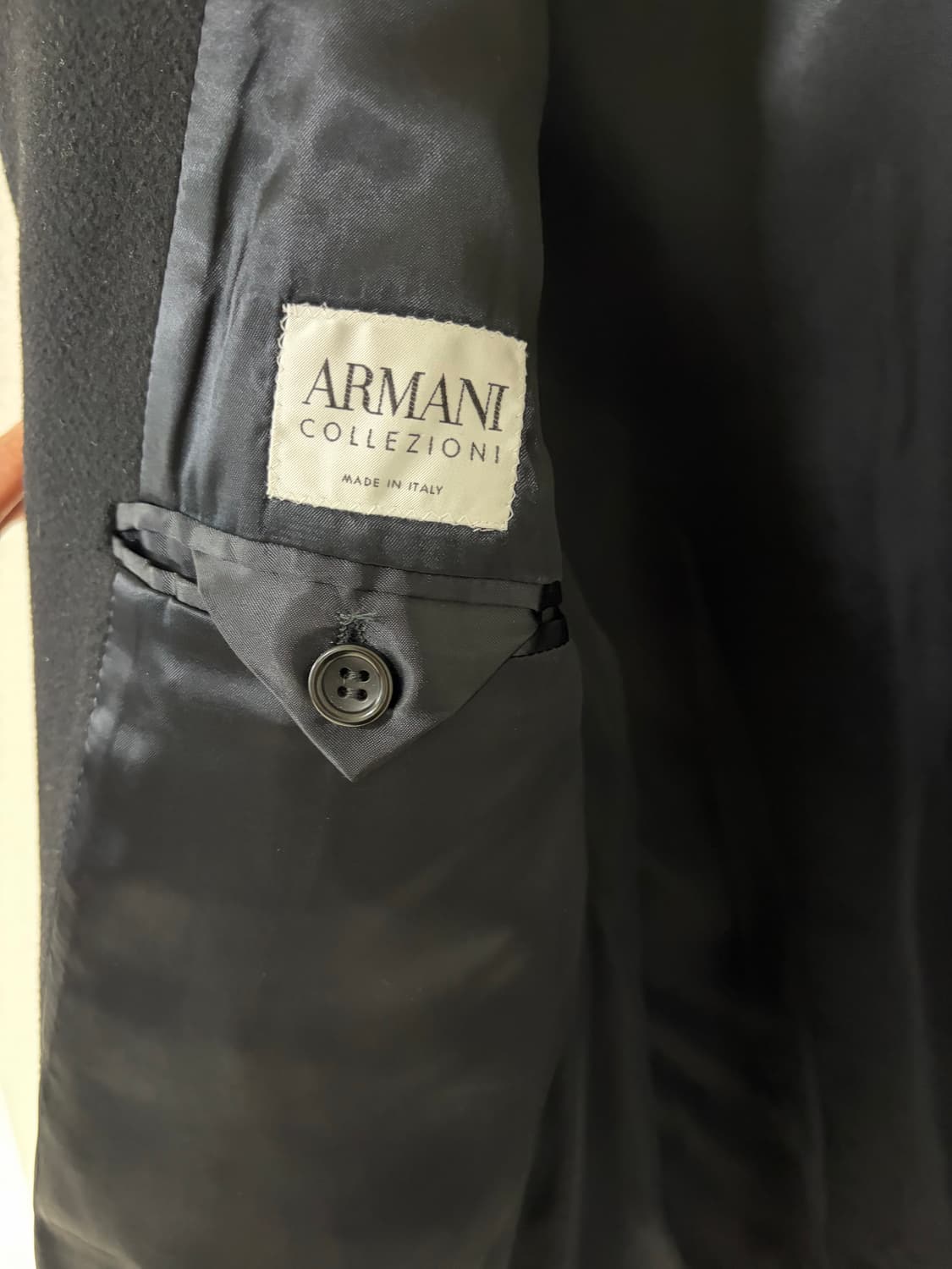 신세계 백화점 정품 아르마니 꼴레지오니 블랙 코트 상품이미지2