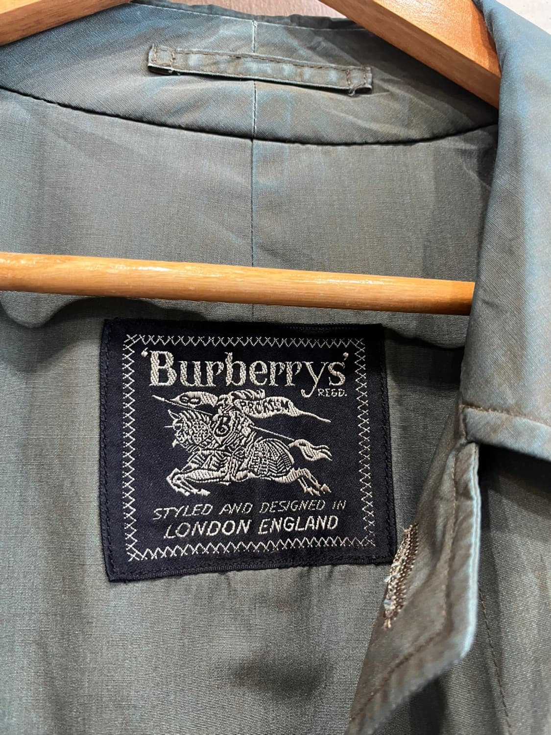 90s 버버리 트렌치 코트 상품이미지2