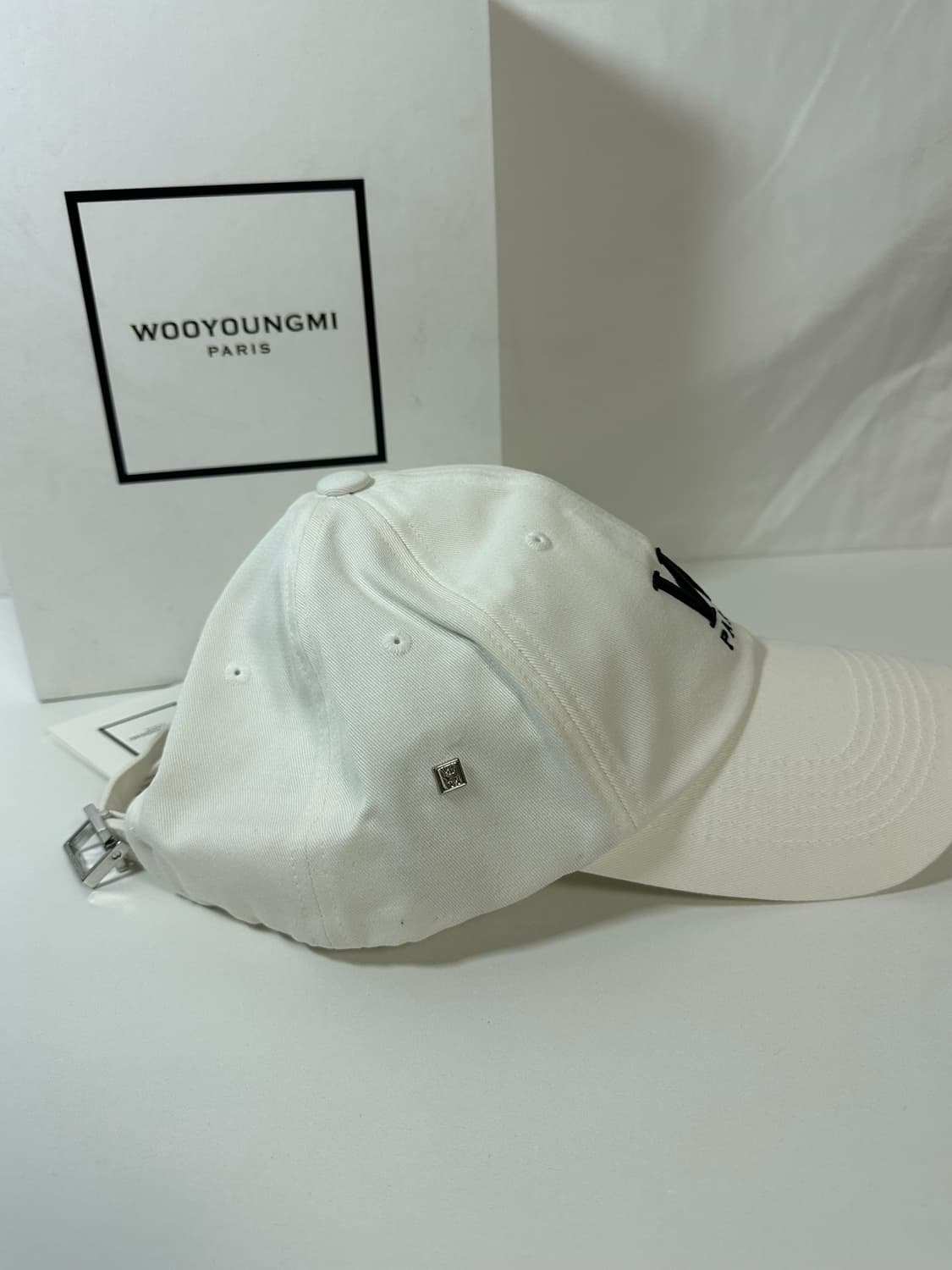 (OS) 우영미 W패치 볼캡 아이보리 상품이미지2