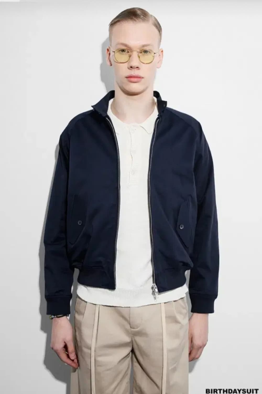 벌스데이수트 해링턴 자켓 네이비 M 상품이미지1