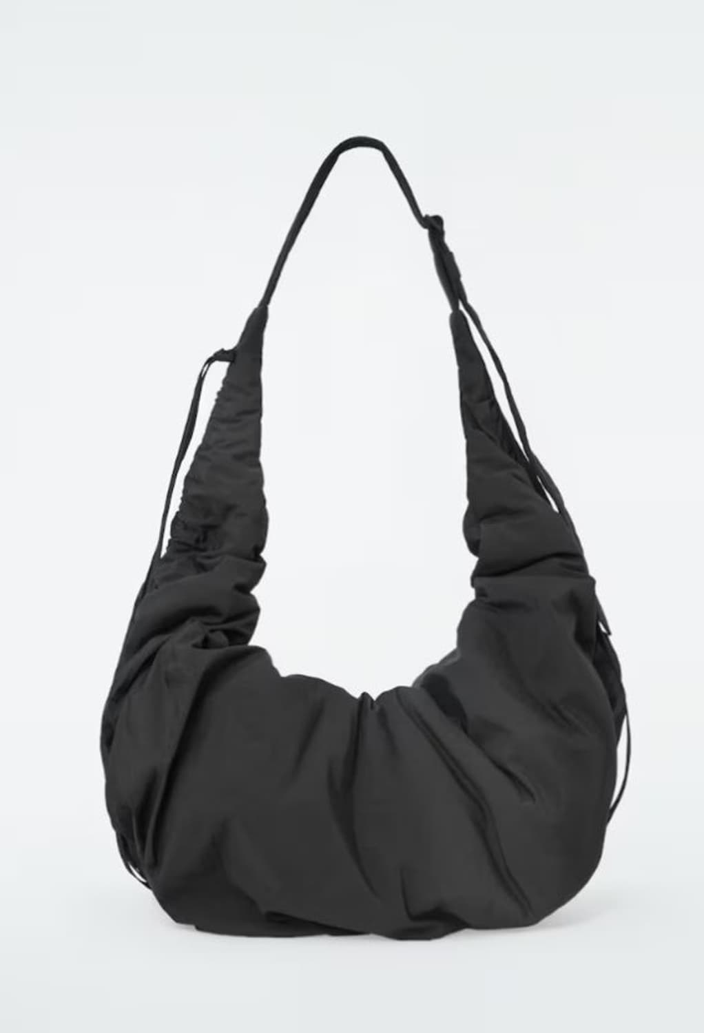 코스 캐노피 나일론 오버사이즈 크로스바디백 블랙 상품이미지2