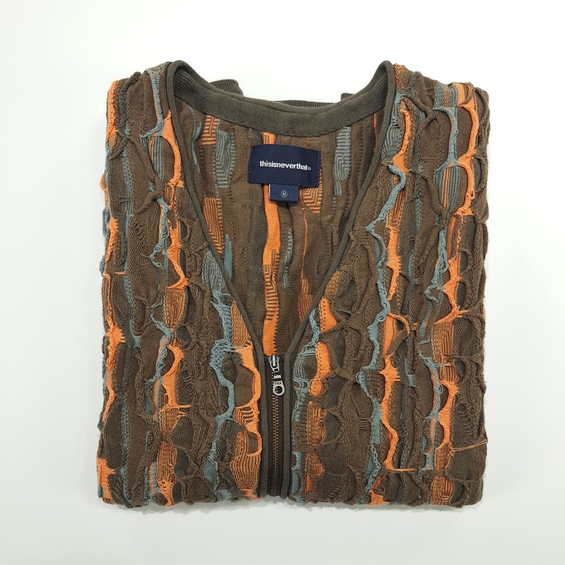 CN967 M 디스이즈네버댓 3D 케이블 니트 조끼 베스트 상품이미지8