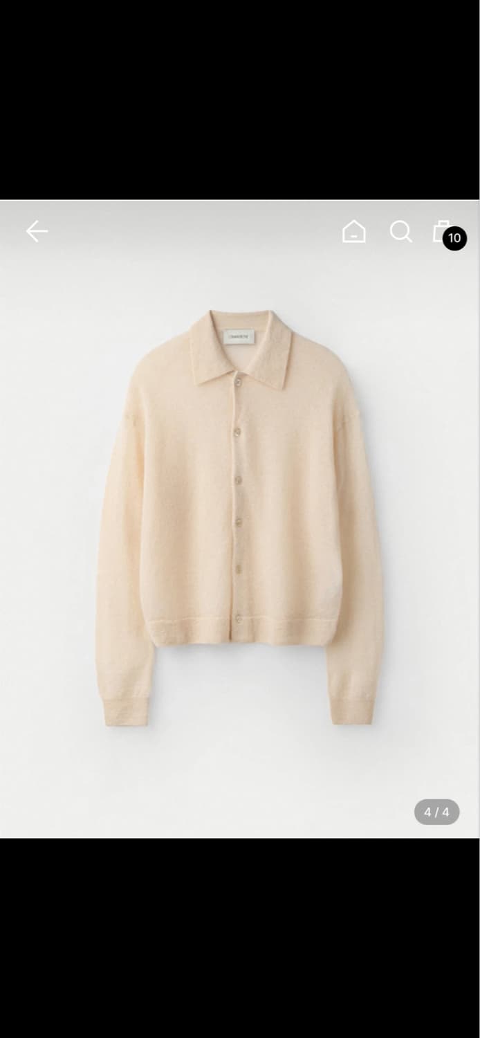 우마뭉 Italian Mohair Shirts Collared Cardi 상품이미지4