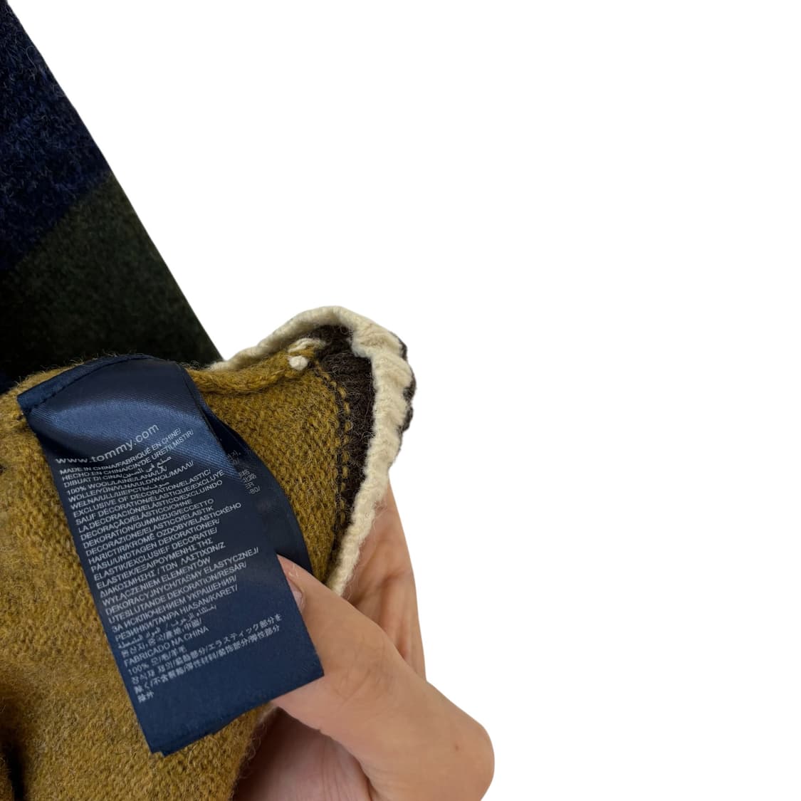 타미힐피거 울 배색 니트 상품이미지4