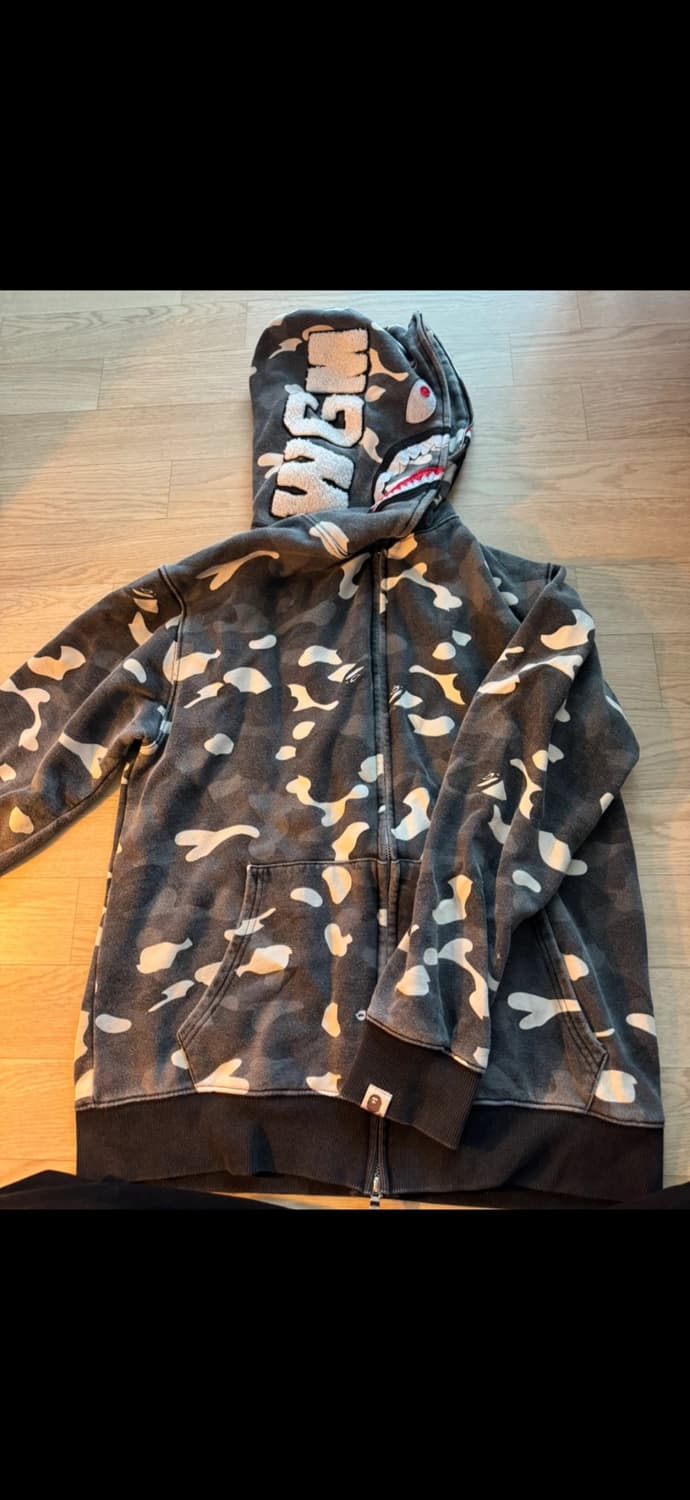 베이프 카모 후드집업 상품이미지2