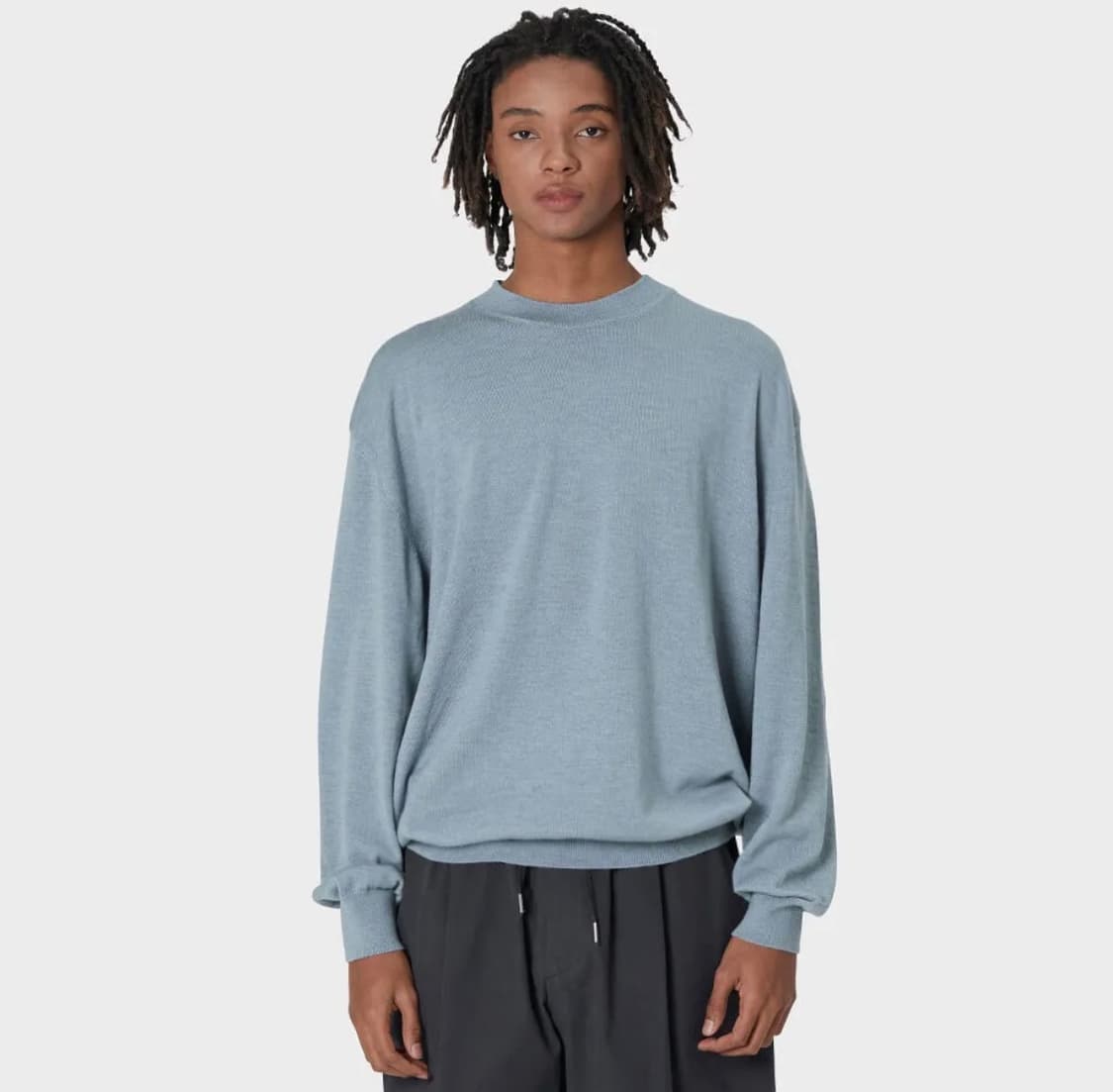 브라운야드 CREWNECK SWEATER(BLUE) 상품이미지2