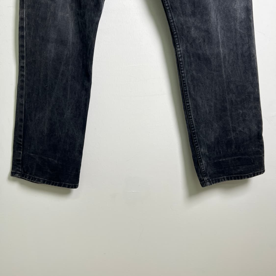 아르마니 진스 몰스킨 블랙 데님 팬츠 32 상품이미지5