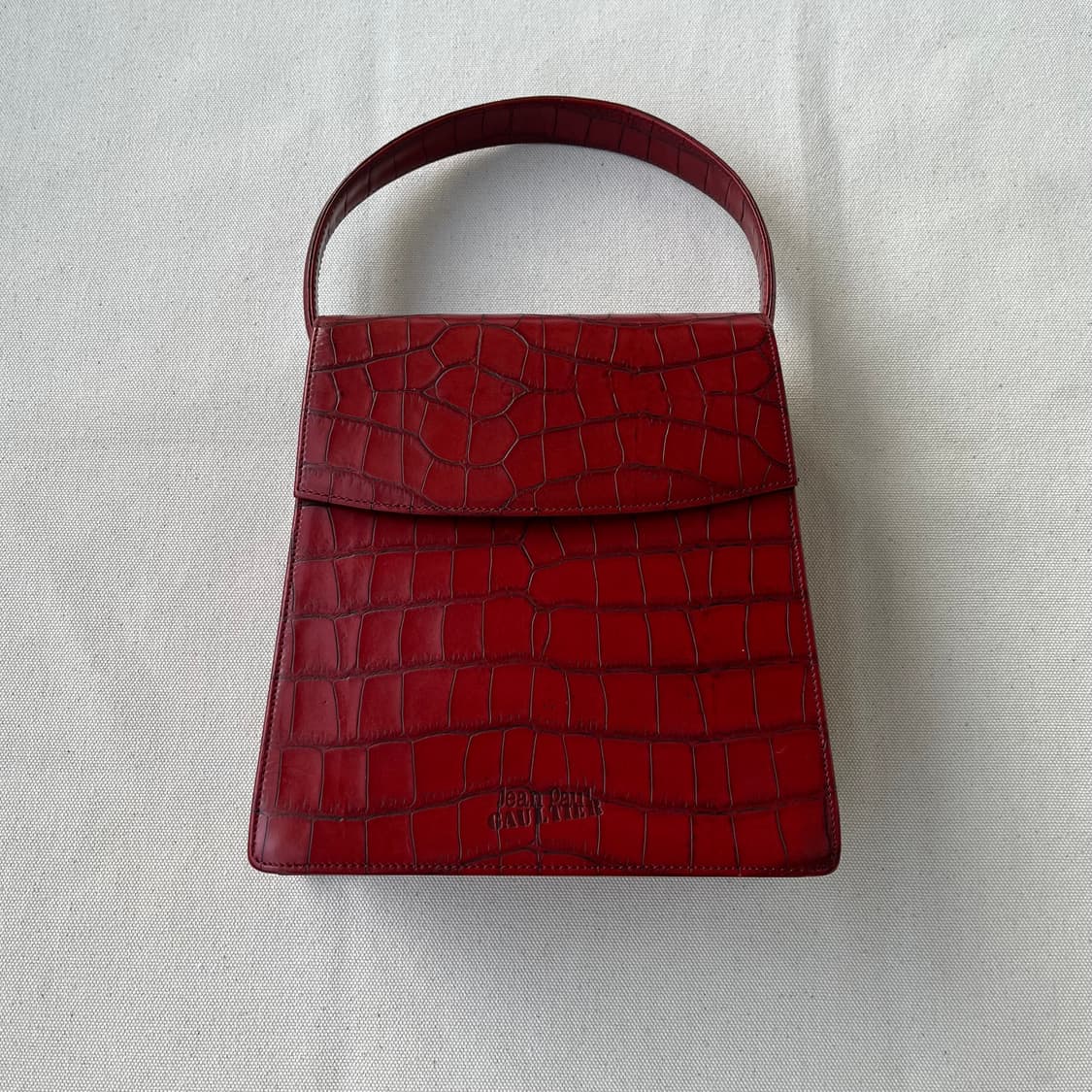 장 폴 고티에 크로커 레더 미니 핸드백 상품이미지1