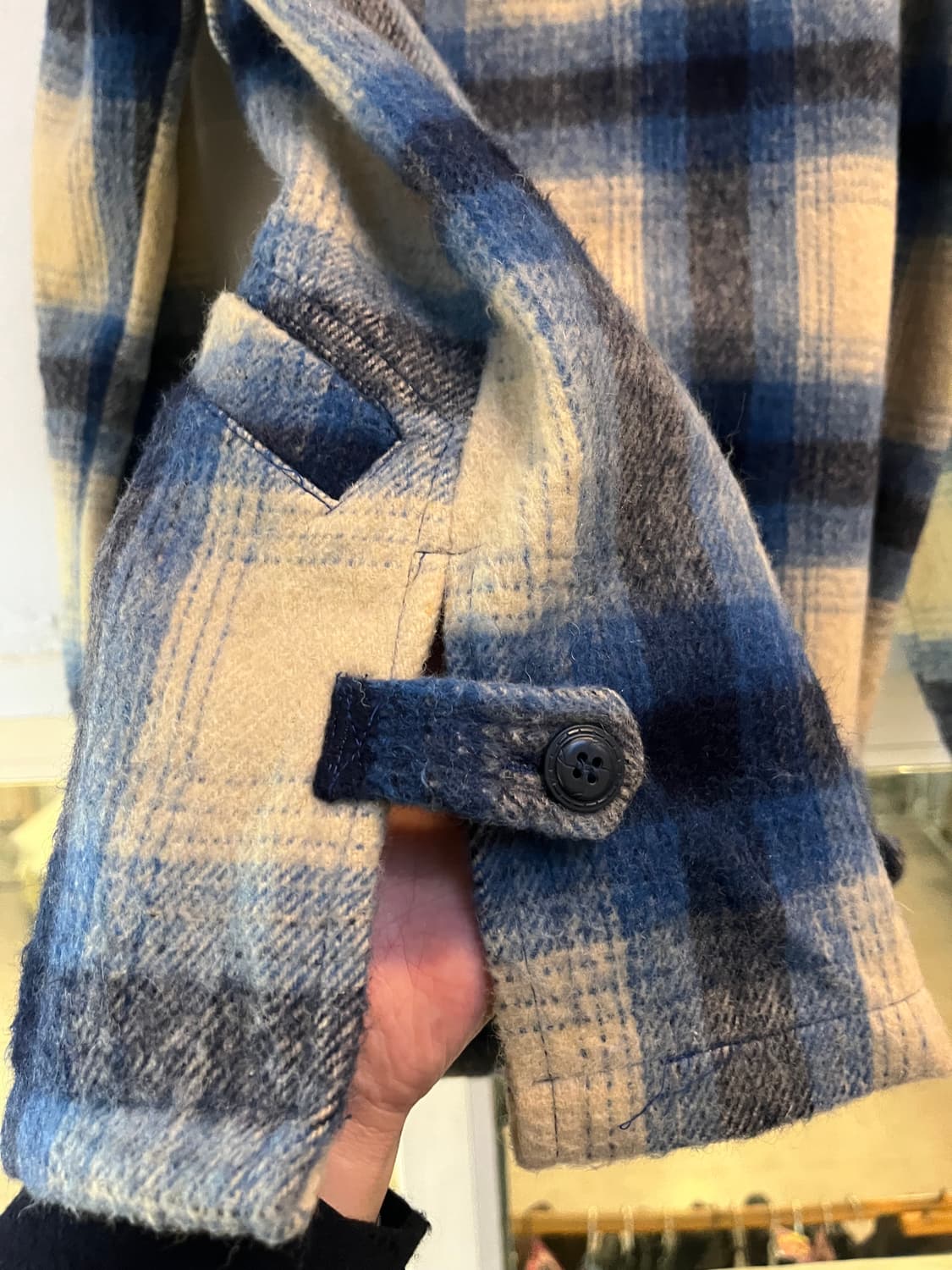 Mr.Sports 블루체크 플란넬 자켓 S 상품이미지9