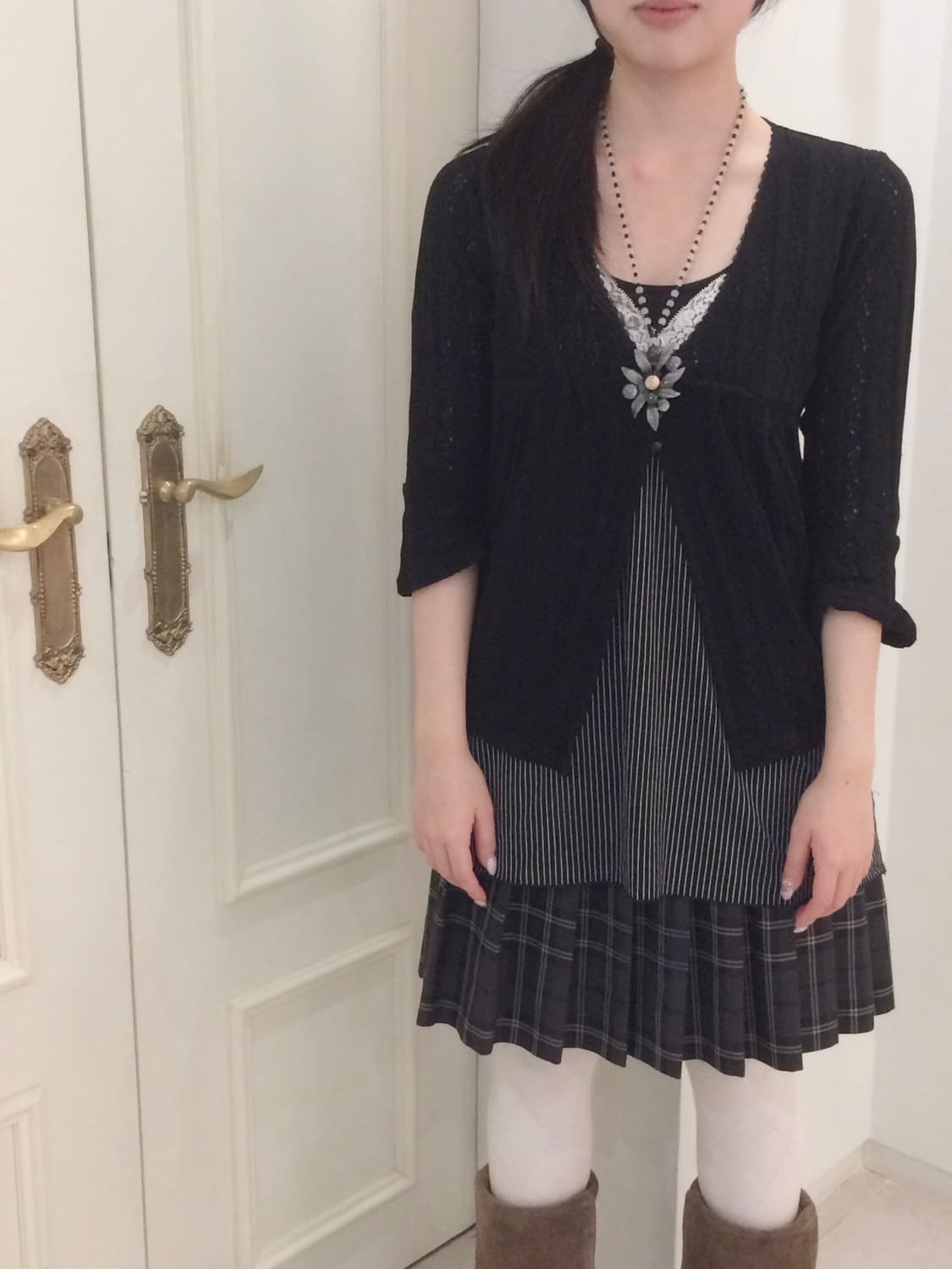 빈티지 무채색 니혼진 코디세트 상품이미지3