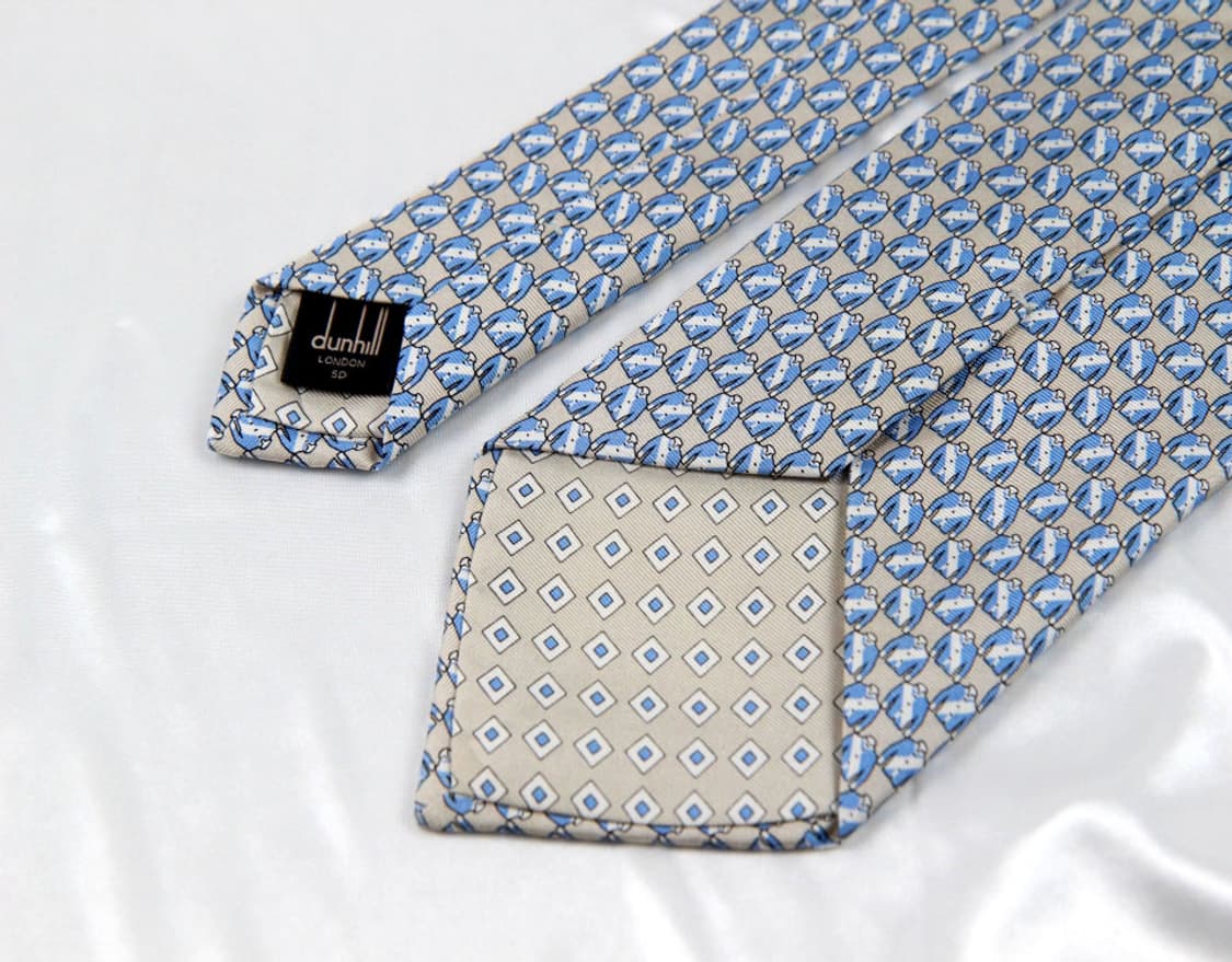 던힐 9.4cm A+등급 남자 명품 넥타이 상품이미지4