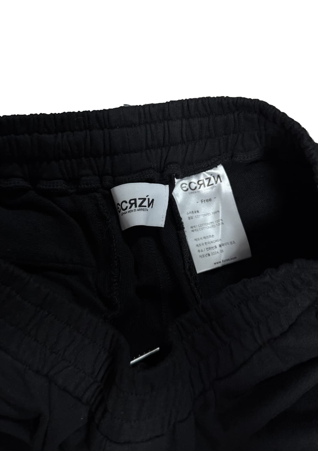 에크라손 HALF DENIM SWEAT PANTS  상품이미지2