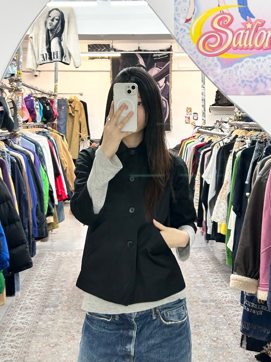 아네스 베 셔츠 자켓 상품이미지1