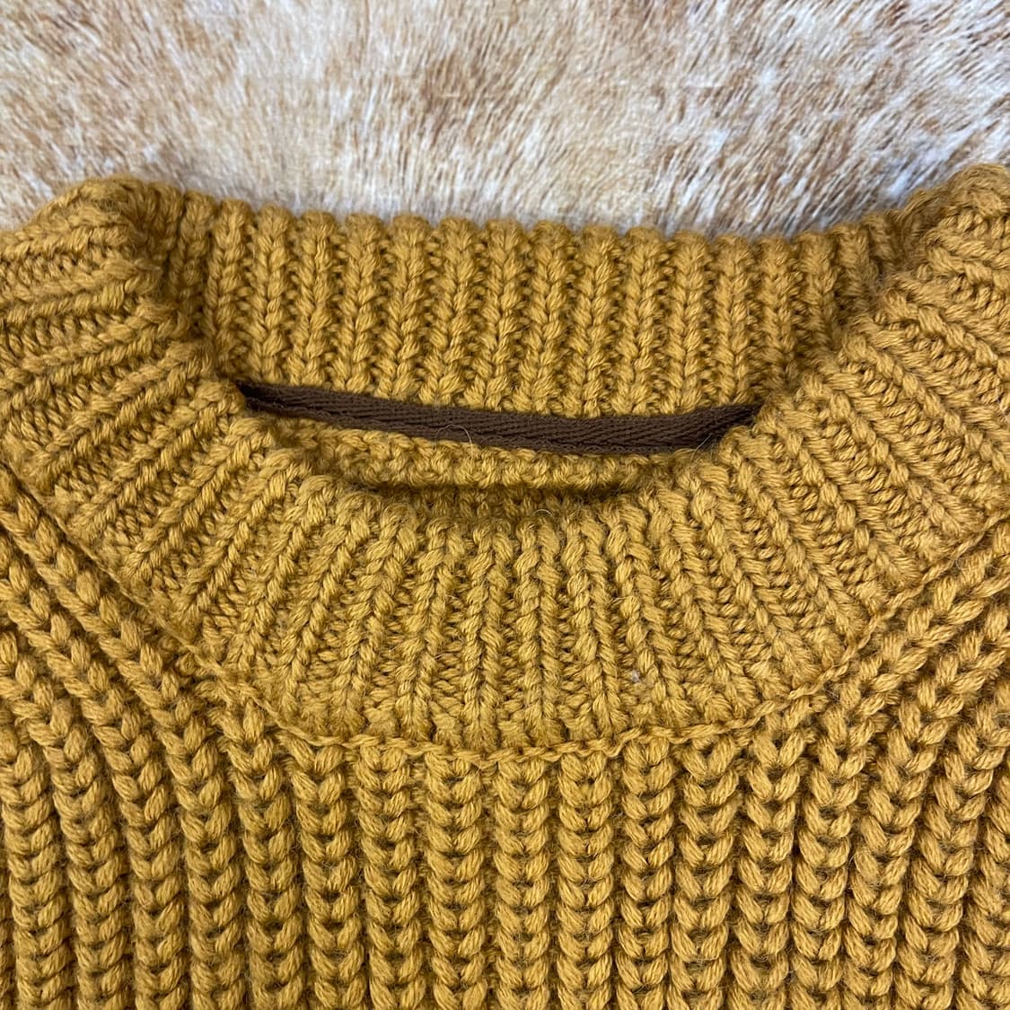 사카이 X 칼하트 WIP 니트 풀오버 디트로이트 베이지 상품이미지7