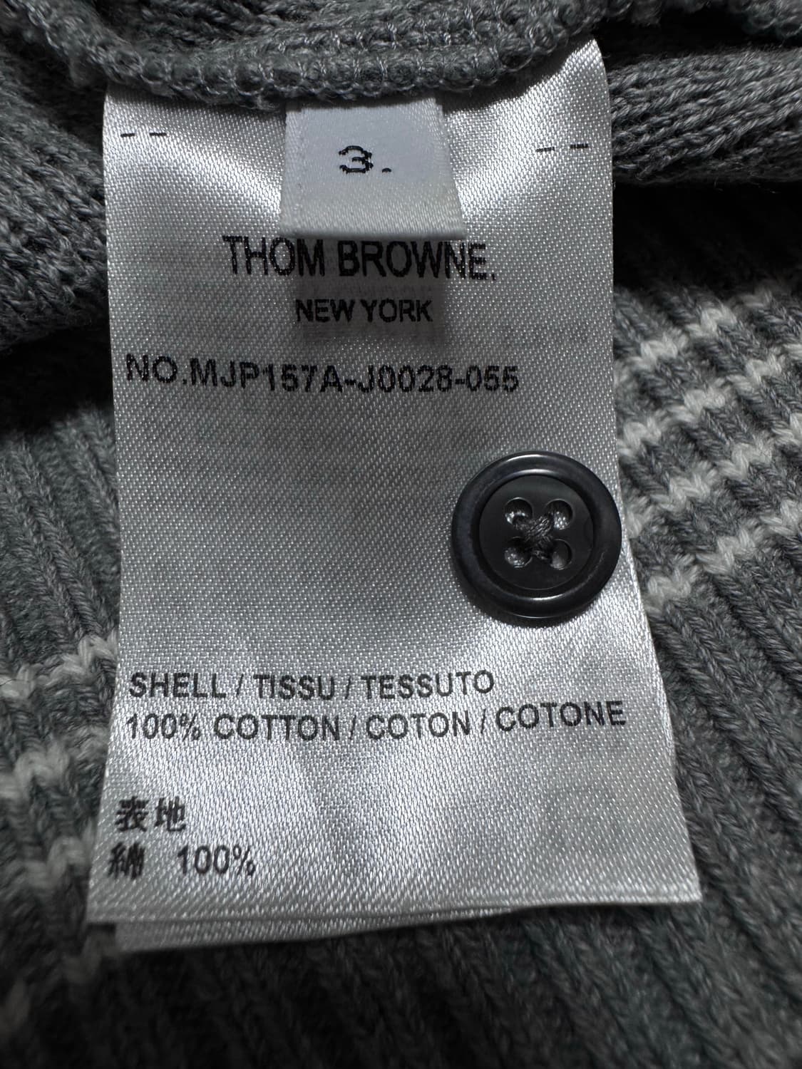 톰브라운 와플 반팔 니트 3사이즈 상품이미지5