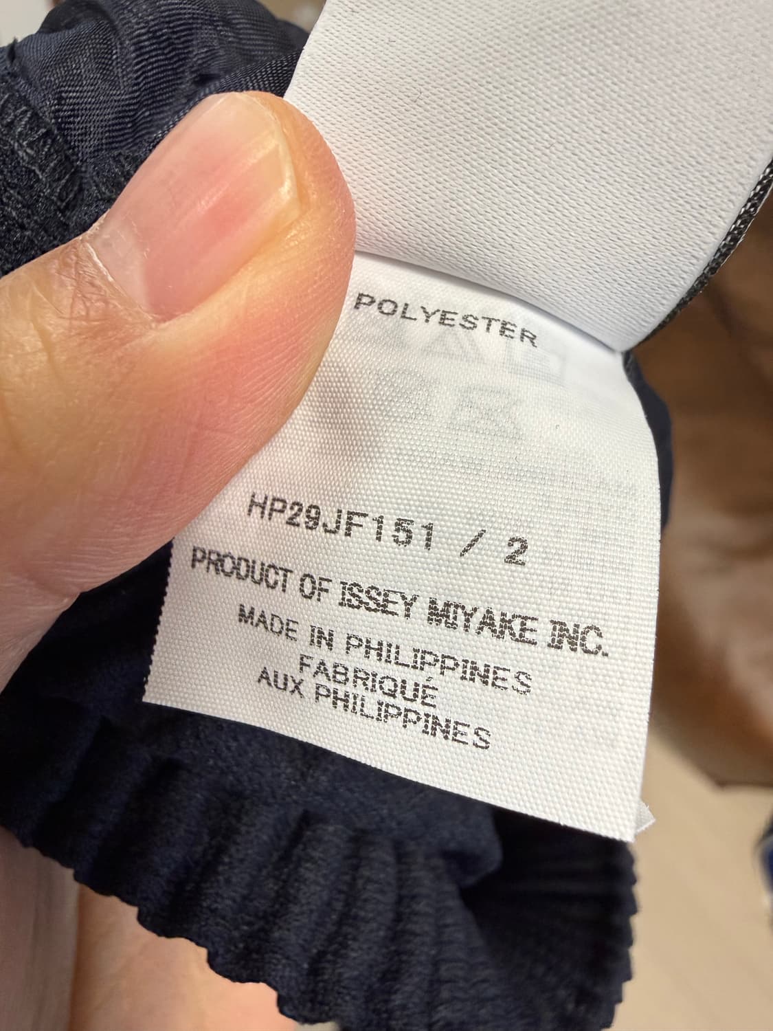 [2] 이세이미야케 옴므플리세 jf151 네이비 새상품 상품이미지3