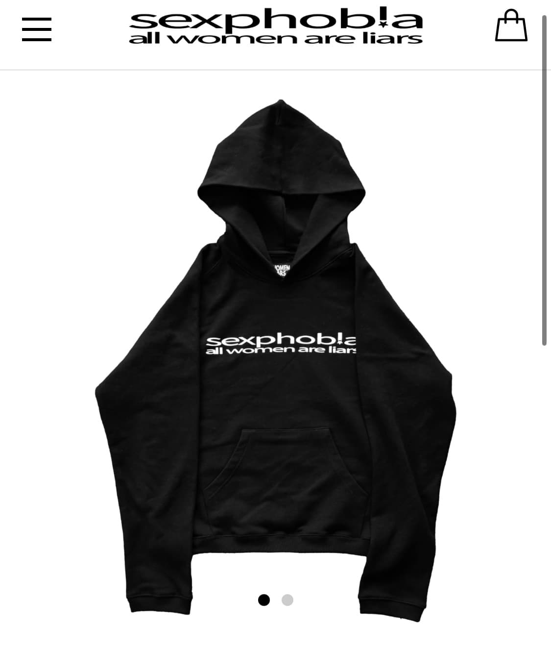 구매)sexphobia hoodie M 상품이미지1