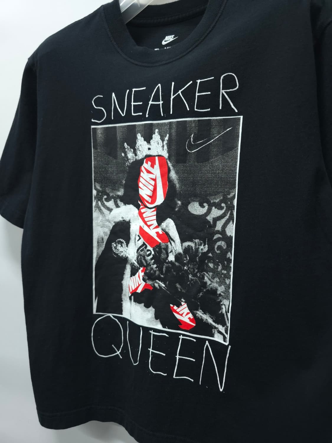 나이키 스니커퀸 나염 반팔티 (여성90/루즈핏L) 상품이미지4