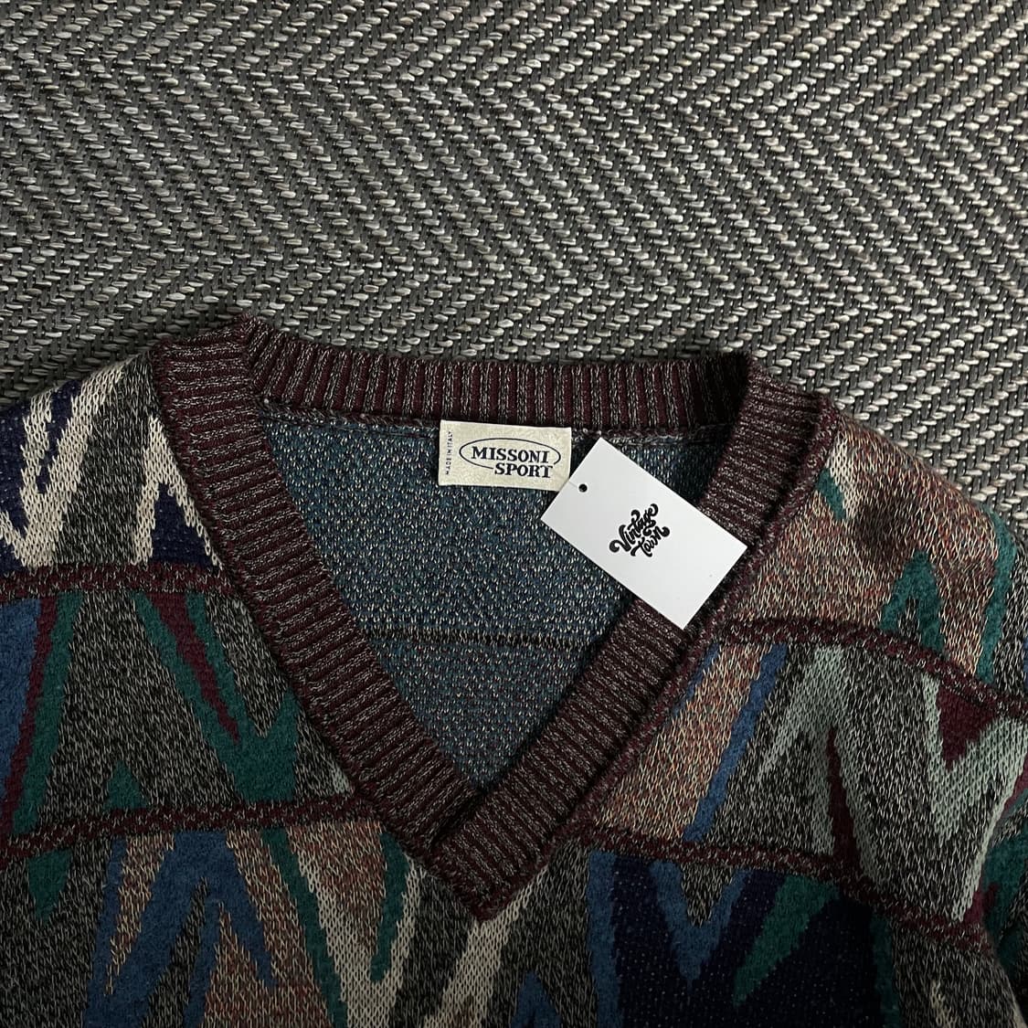 미쏘니 아카이브 패턴 스웨터o 3199 상품이미지4