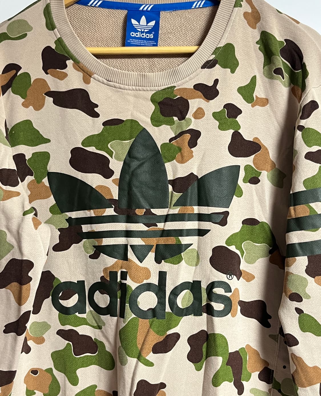 아디다스 카모 트레포일 맨투맨 티셔츠 스웻셔츠 105 상품이미지4