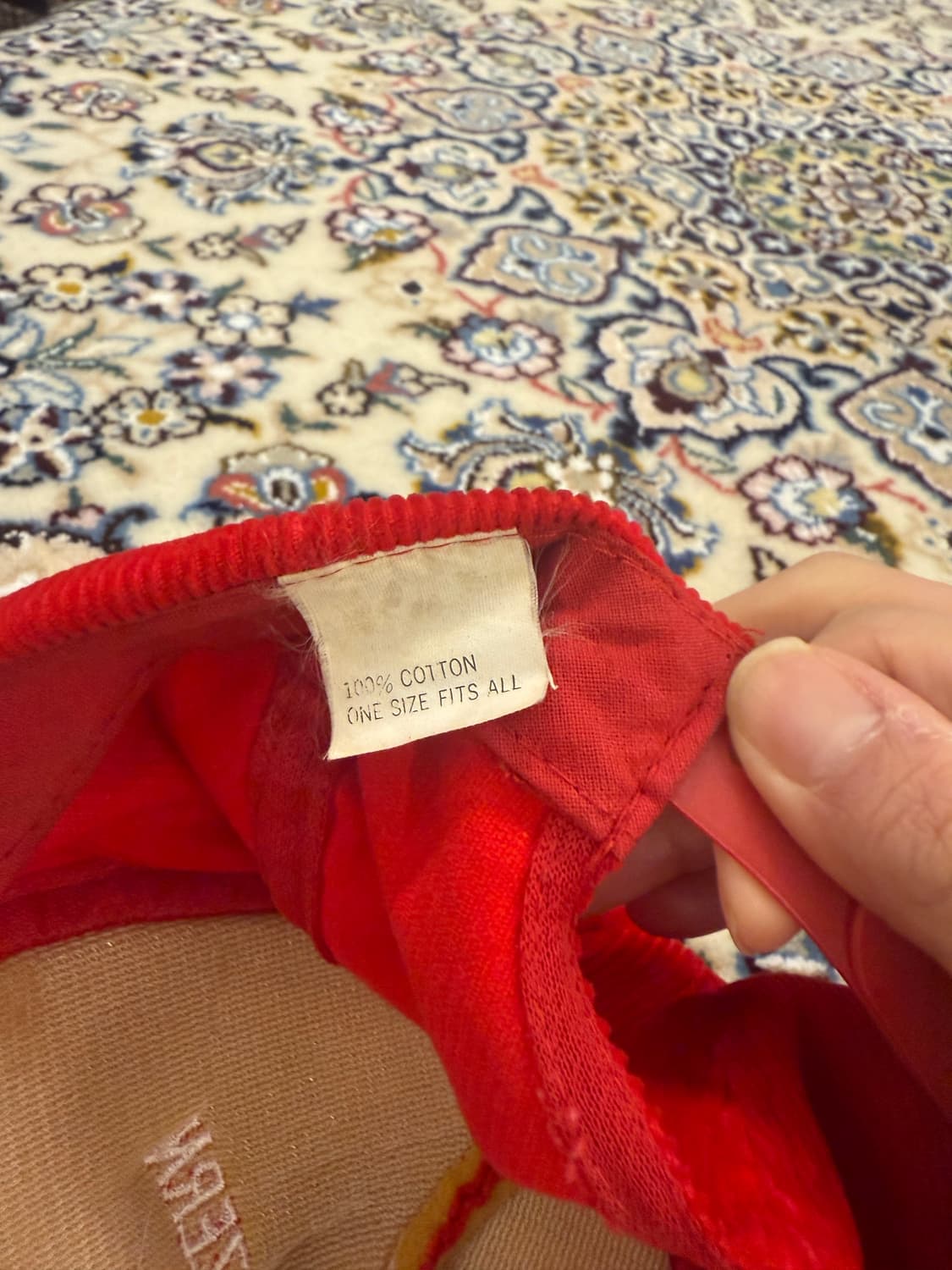 빈티지 코듀로이 자수캡 상품이미지6