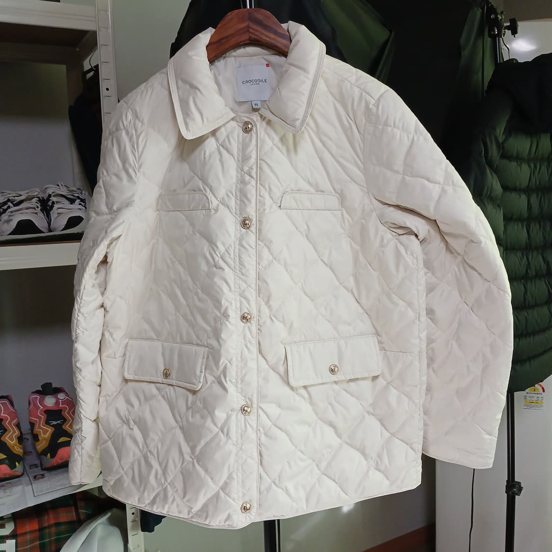 crocodile 크로커다일 레이디 퀄팅 패딩 우먼 점퍼 자켓 상품이미지4