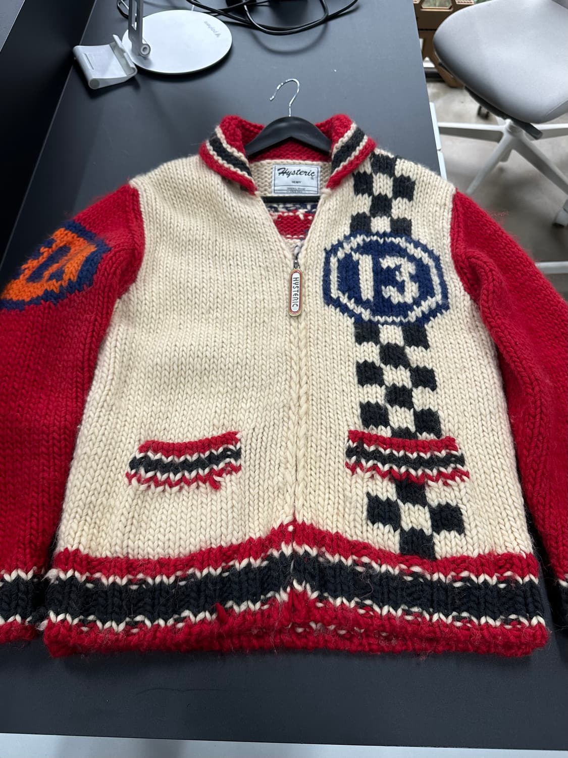 히스테릭글래머 HYS 넘버링 코위찬집업 상품이미지5