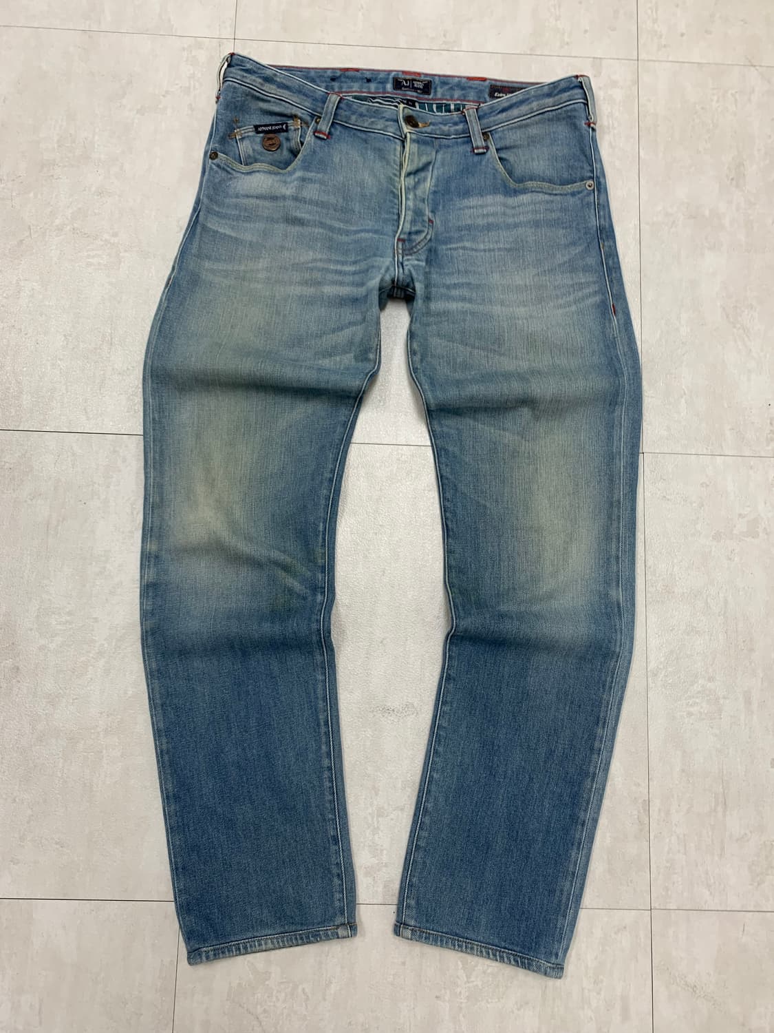 아르마니 진스 워싱 데님 팬츠 #657 상품이미지1