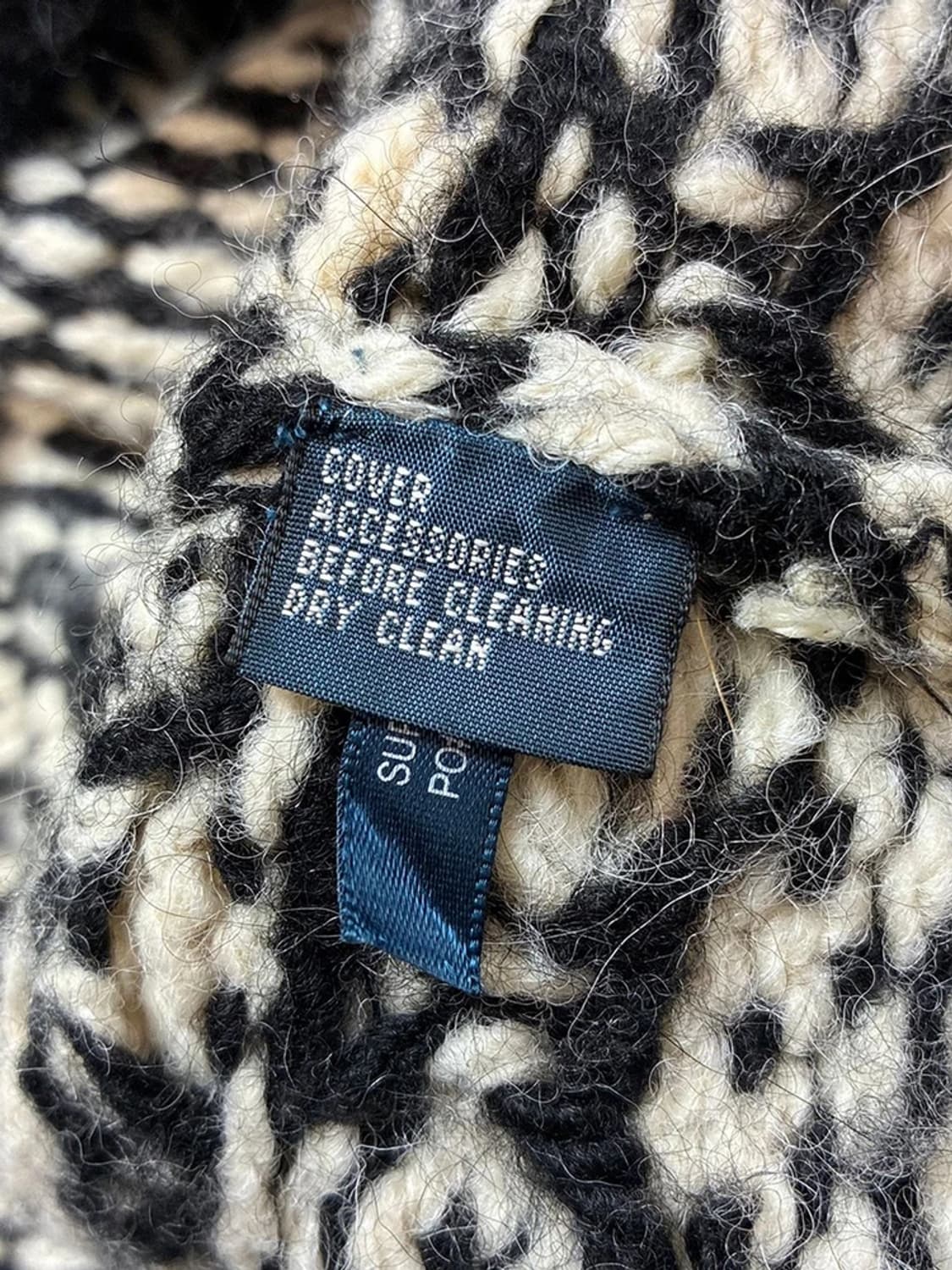 폴로 랄프로렌 90s 에스닉 패턴 핸드메이드 니트 가디건 PN5135 상품이미지6