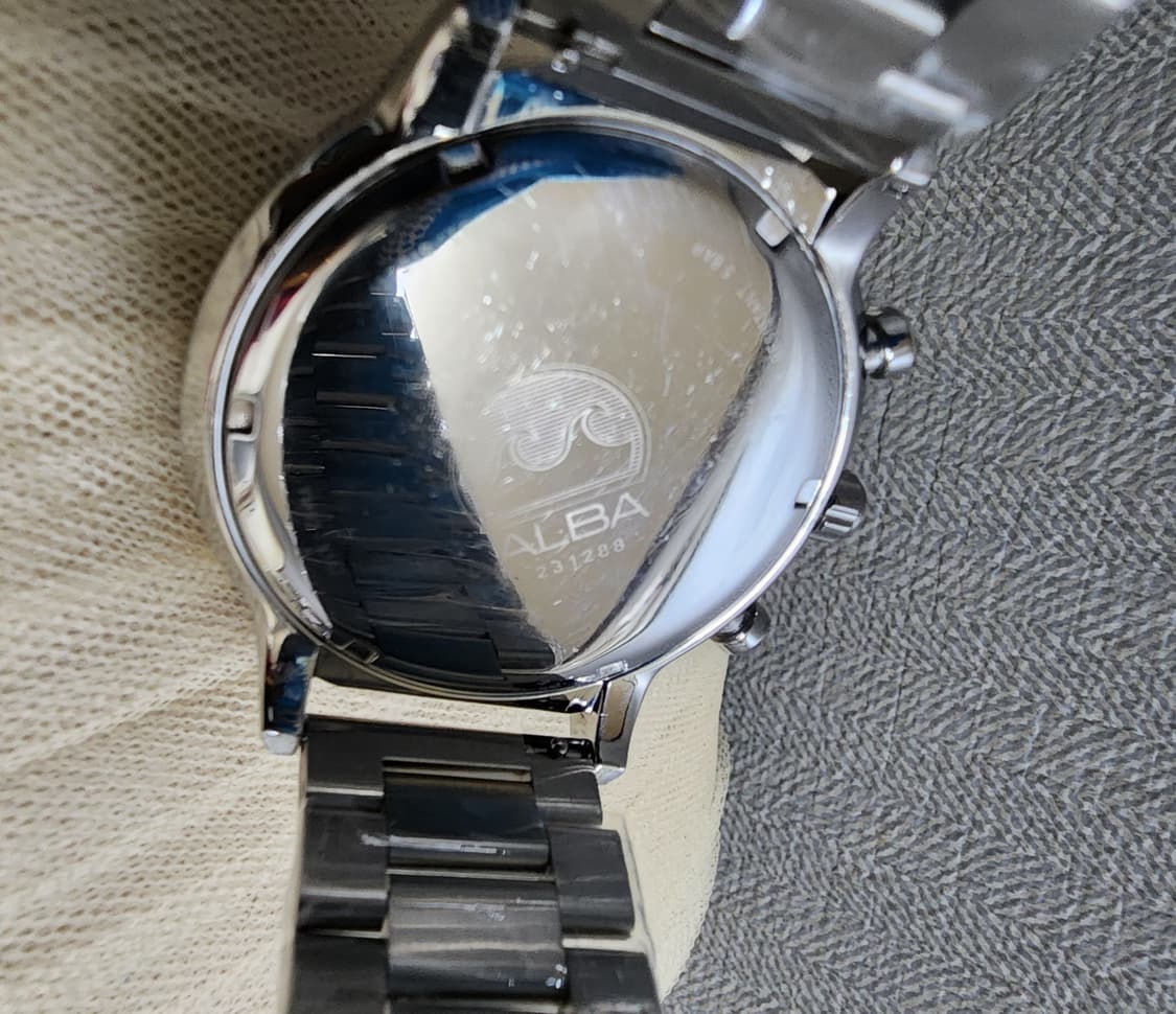 세이코 알바 메탈 크로노그래프 시계 상품이미지5