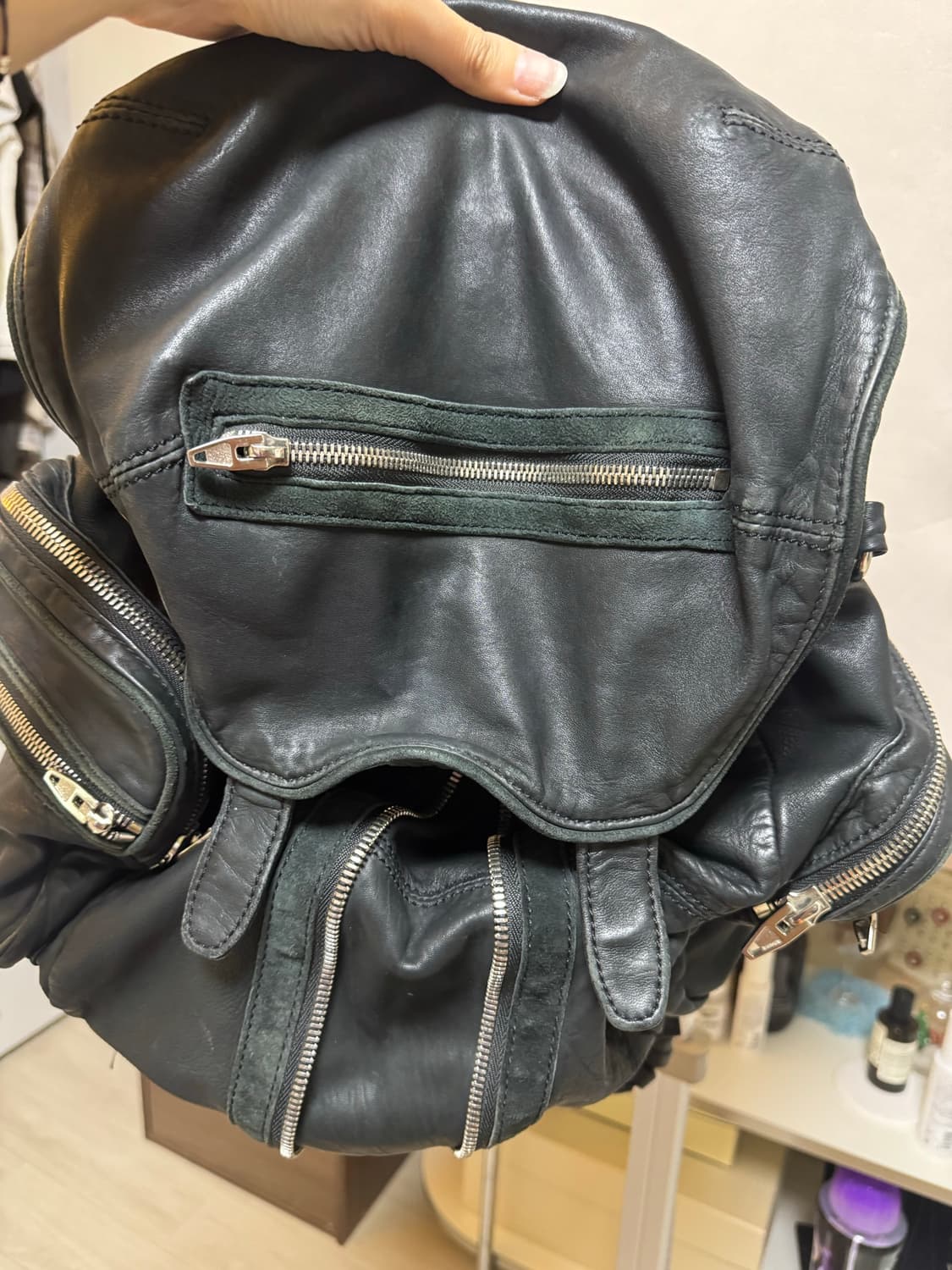 알렉산더왕 램스킨 마르티 투웨이 백팩 상품이미지4
