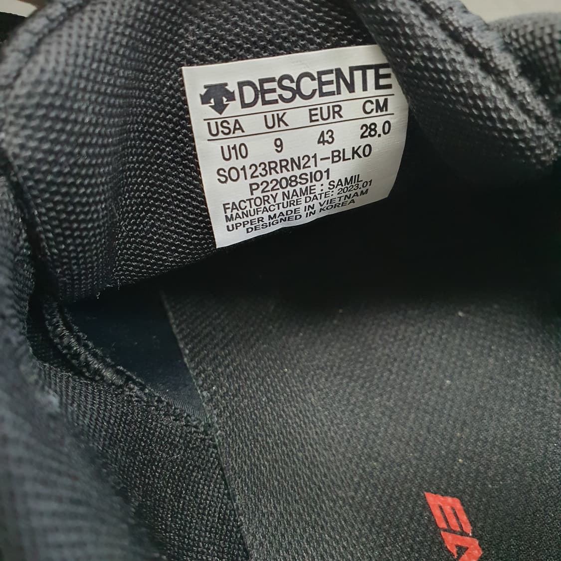 데상트 에너자 런닝 운동화 280cm 상품이미지9