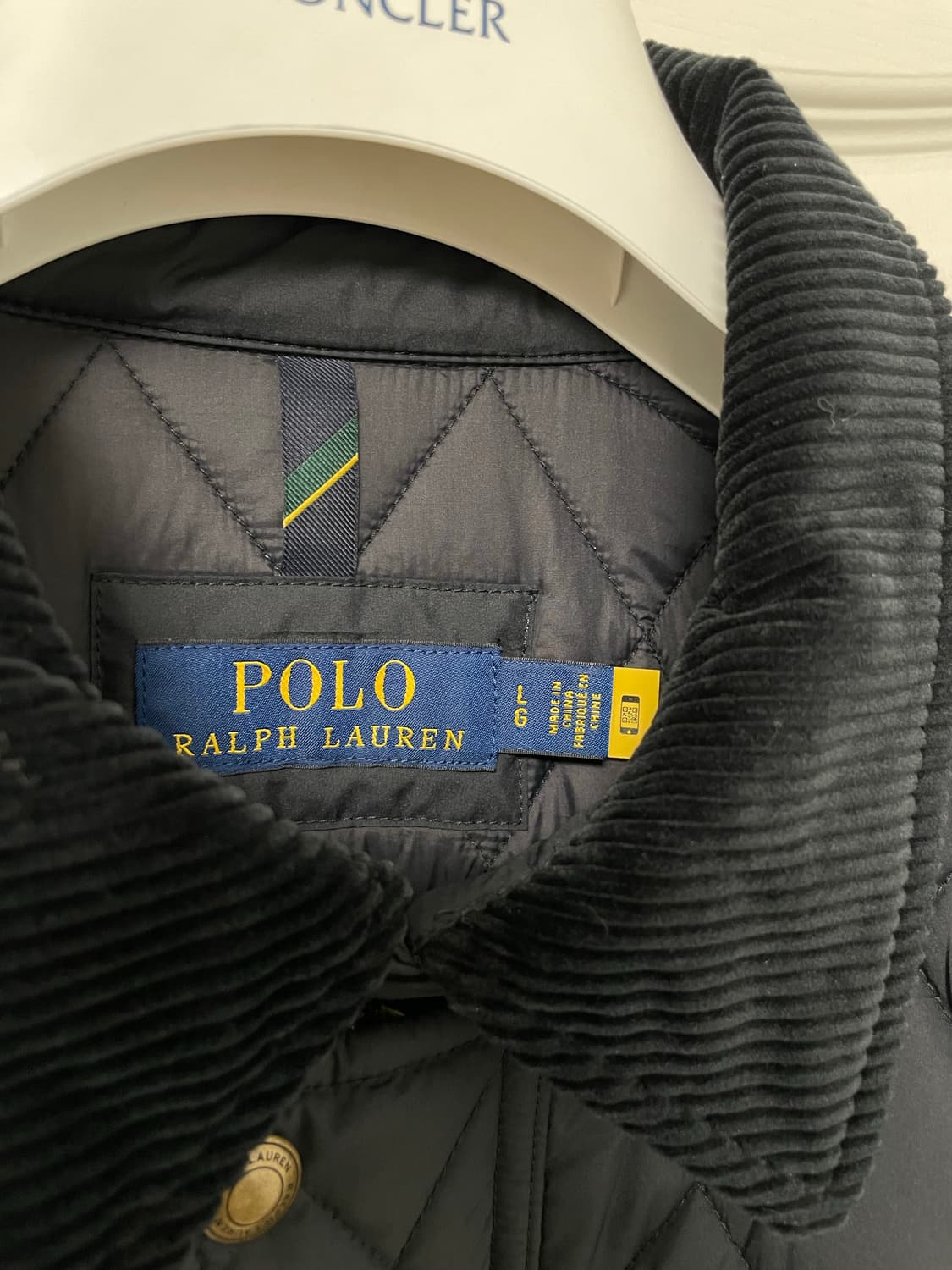 POLO 폴로 랄프로렌 퀼팅 자켓 블랙 L사이즈 상품이미지2