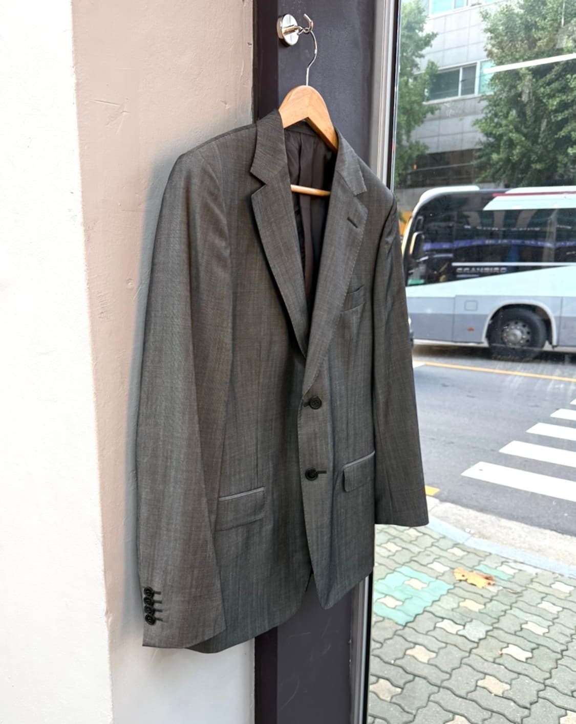48R/ 제냐 울 모헤어 블레이저 자켓 상품이미지2