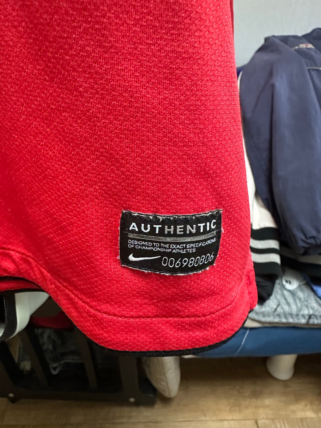 급처) 나이키 맨유 10-11 홈 베르바토프 100~105 어쎈틱 상품이미지3