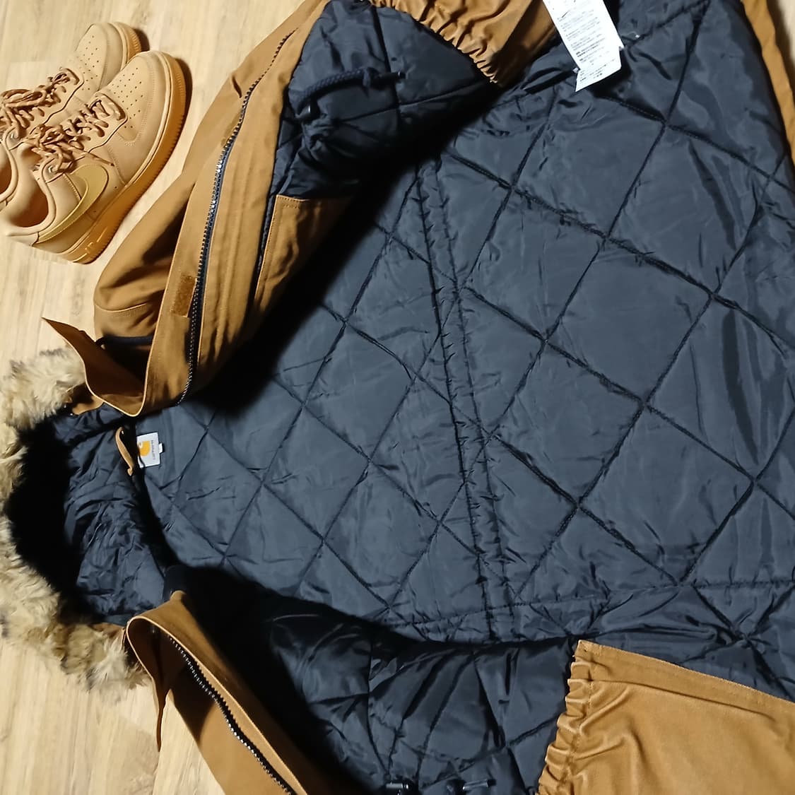 칼하트 시베리안 캔버스 파카 패딩 누빔 점퍼 상품이미지6