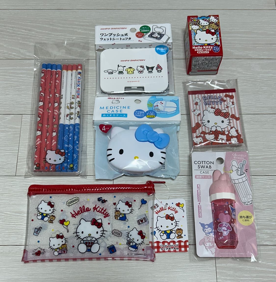 헬로키티 / 산리오 문구 잡화 피규어 모음 일괄 상품이미지1