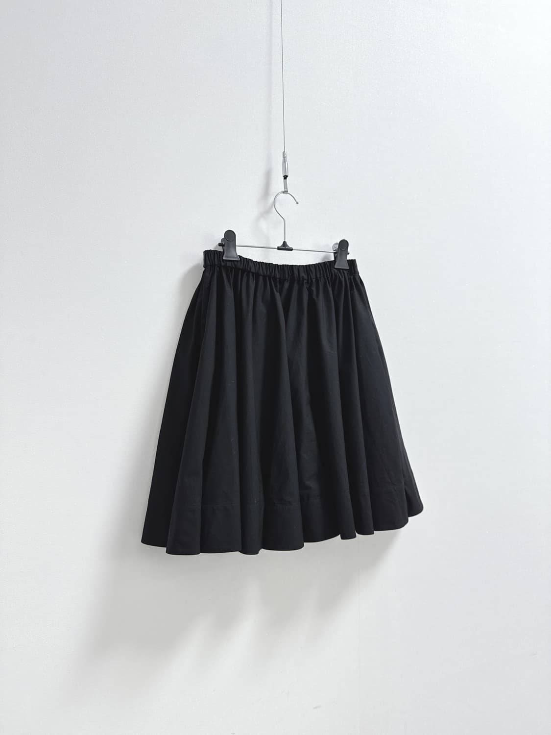 cos 코스 블랙 코튼 미디 스커트 상품이미지7