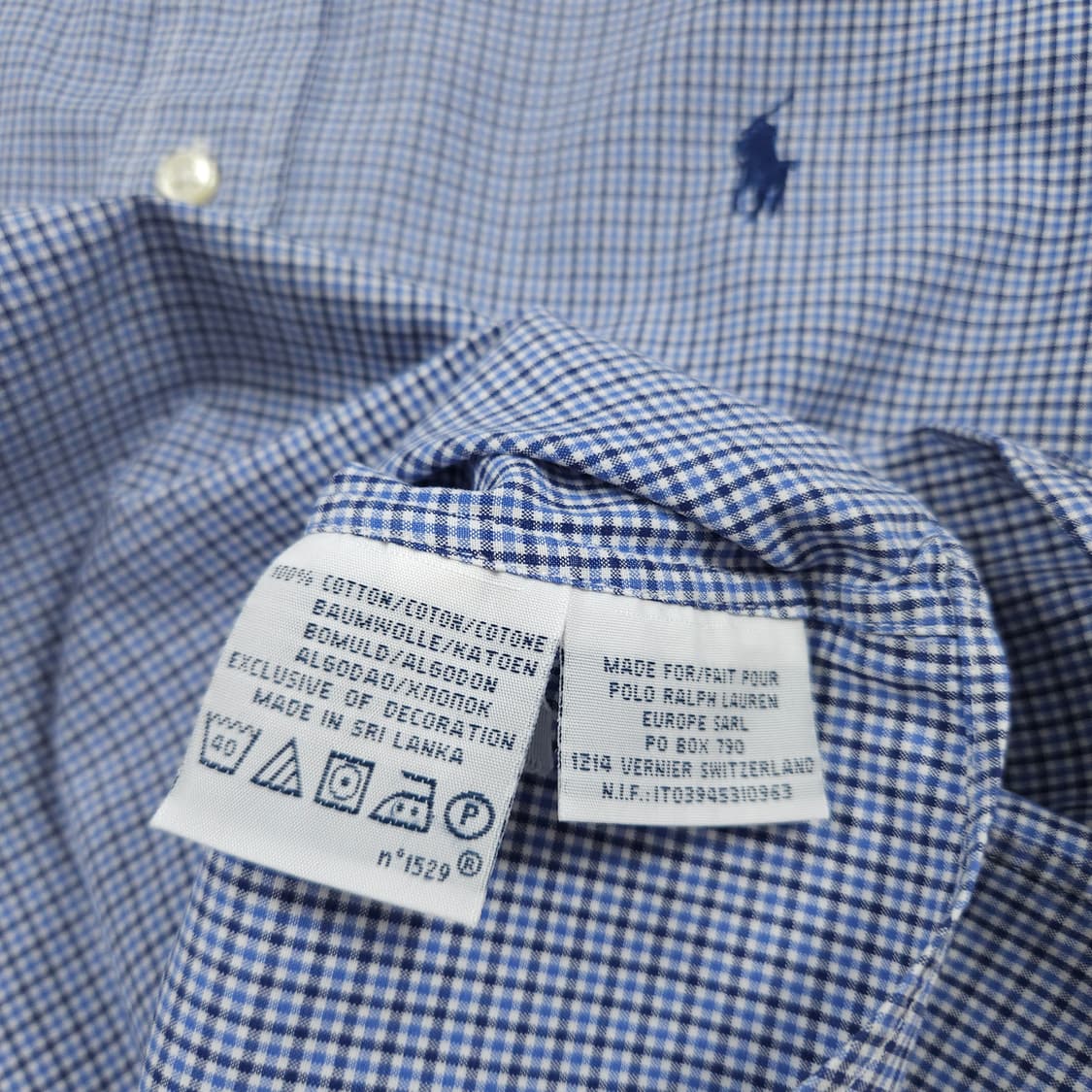 L(100) 폴로 랄프로렌 버튼다운 체크셔츠 상품이미지6