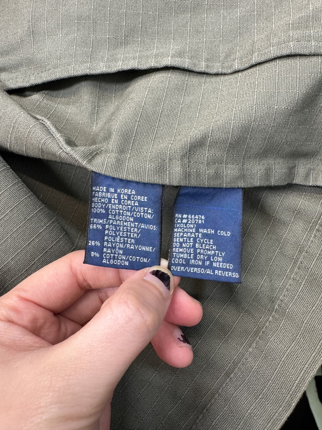 타미 진스 립스탑 후드 필드 자켓 상품이미지6