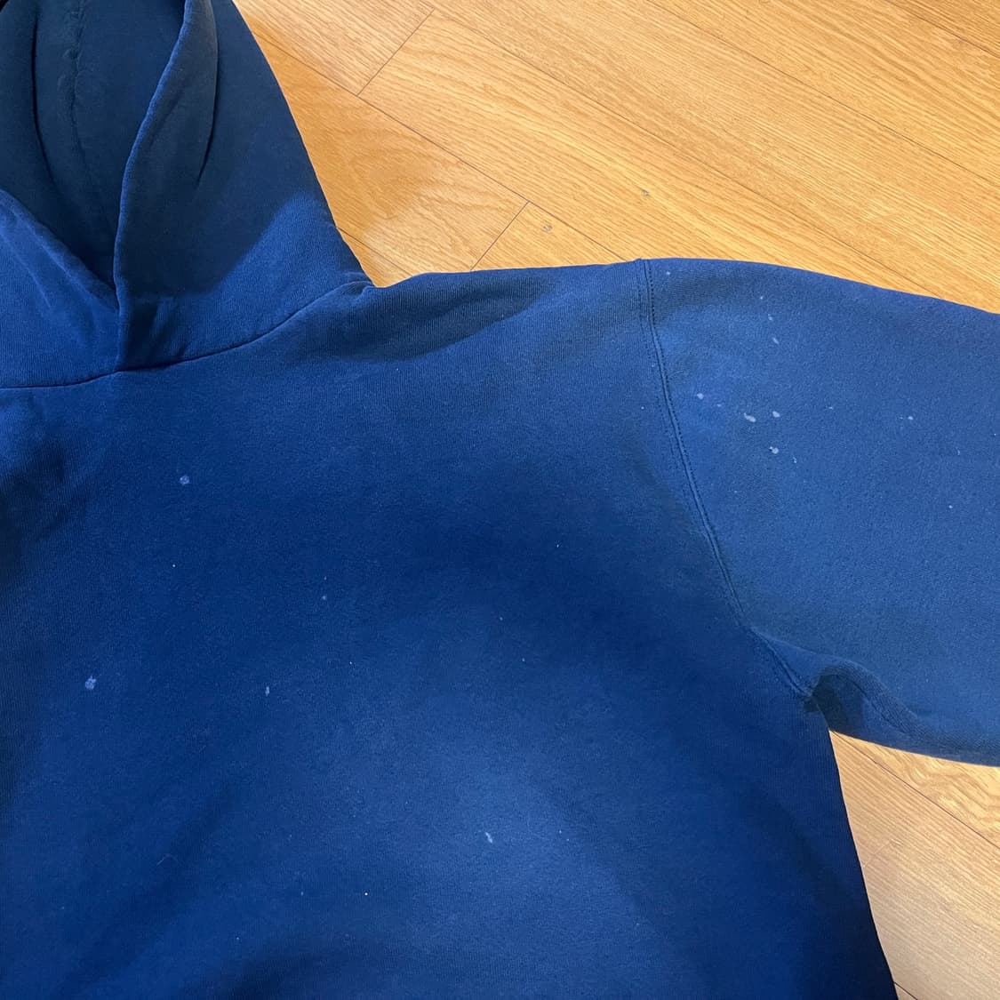 [L] 90s USA 빈티지 러셀 후드 네이비 상품이미지5