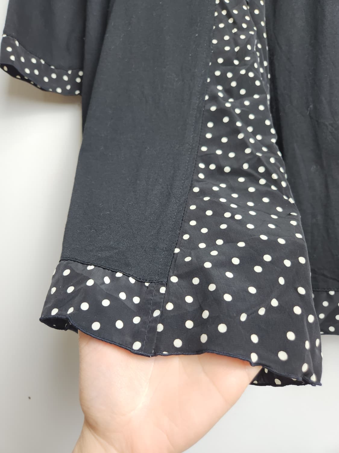 도트 롱 슬리브 탑 상품이미지5