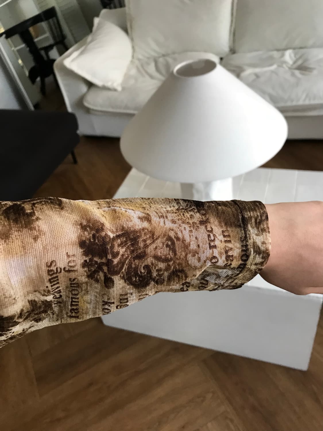 vintage pattern mash top 상품이미지7