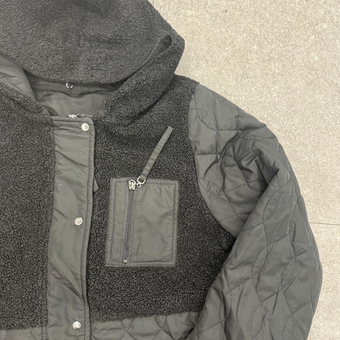 ALLEGRO 퀄팅 롱 자켓 상품이미지6