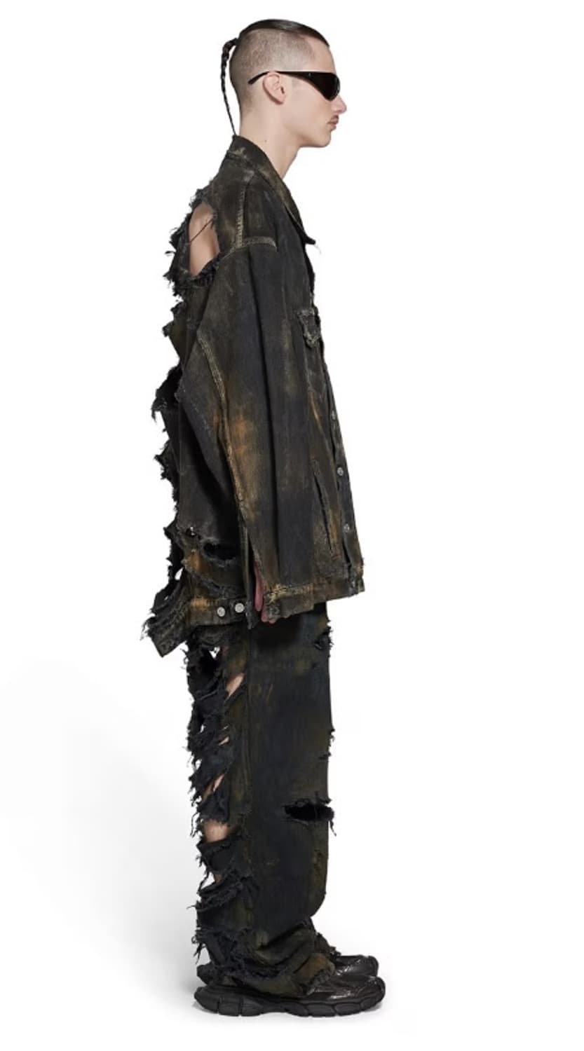 발렌시아가 슈퍼 디스트로이드 데님 자켓 2 상품이미지4