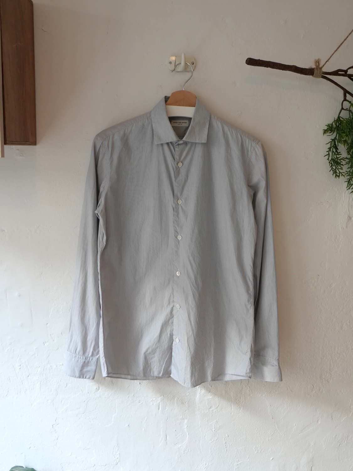 드리스 반 노튼 스트라이프 드레스 셔츠 상품이미지1