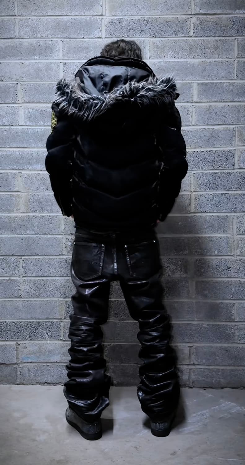 Midas Down Jacket Double Zip Glossy Blac 상품이미지6